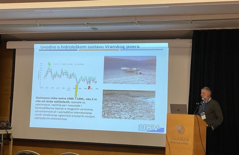Predstavljanje rezultata UKV projekta na 8. Hrvatskoj konferenciji o vodama