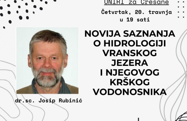 Predavanje - pilot područje Vransko jezero